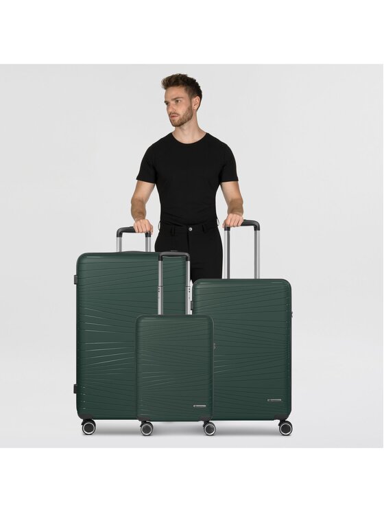 Franky Franky Komplet walizek 289134 Zielony