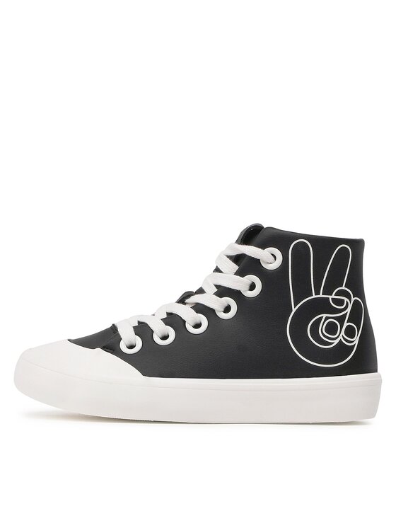 Reima Reima Trampki Peace High-Top 5400092A Czarny