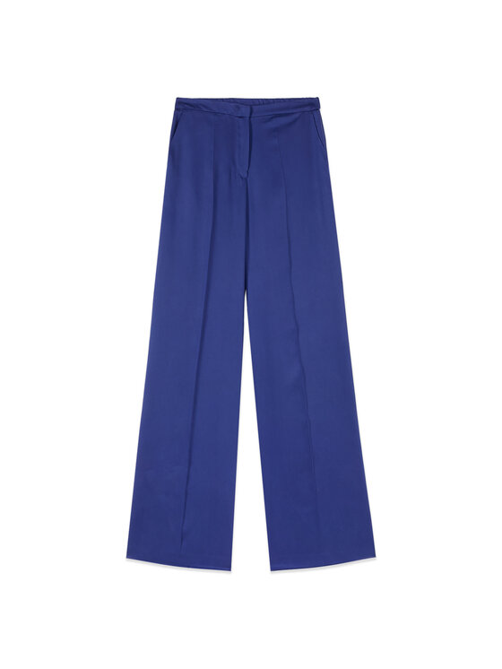 Oltre Oltre Spodnie materiałowe P03FR109359N024 Niebieski Regular Fit