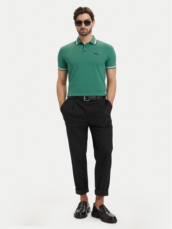 BOSS BOSS Poloshirt Paddy 50469055 Grün Regular Fit