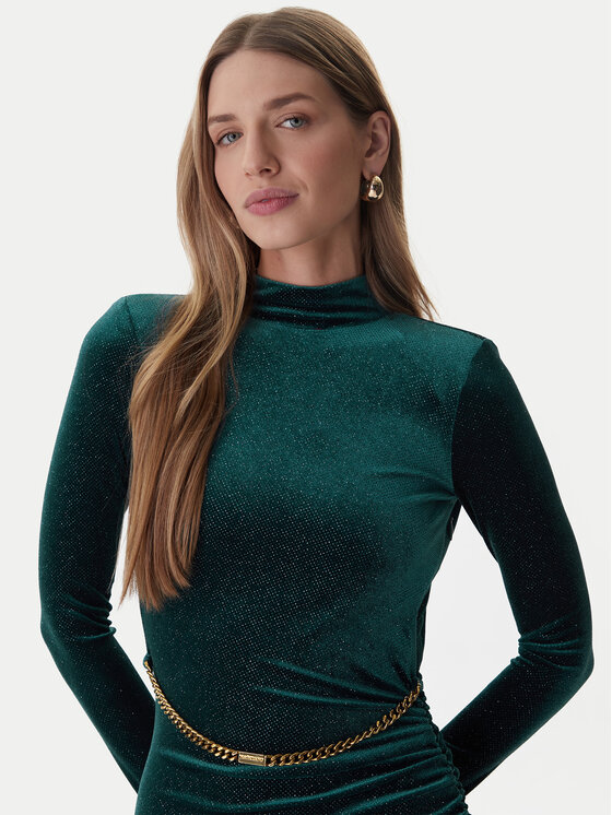 Marciano Guess Marciano Guess Večerní šaty 6RGK04 6359A Zelená Classic Fit