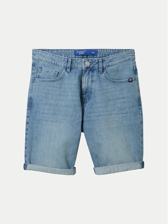 Tom Tailor Tom Tailor Szorty jeansowe 1040194 Niebieski Regular Fit