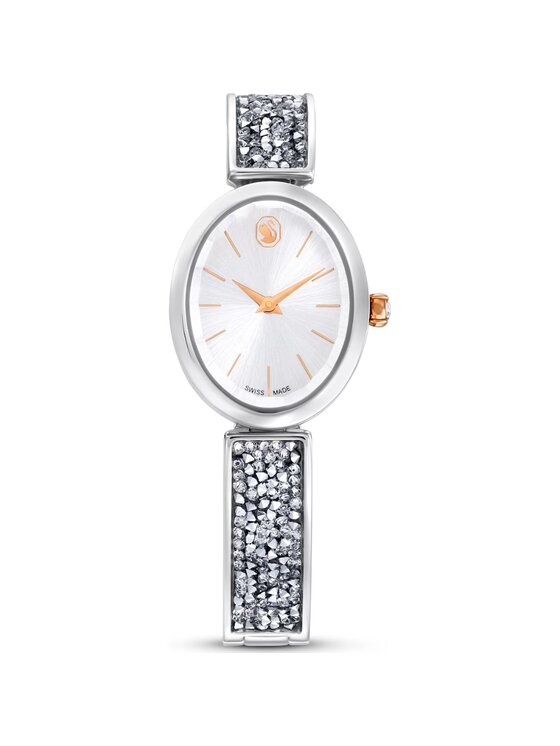 Swarovski Swarovski Zegarek Crystal Rock Watch 5656878 Srebrny