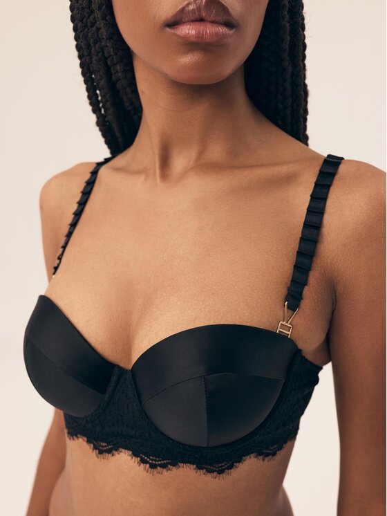 Esotiq Esotiq Biustonosz push-up 42546 Czarny