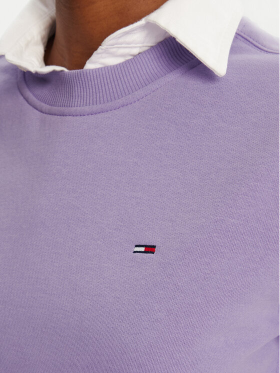 Tommy Jeans Tommy Jeans Μπλούζα Flag DW0DW19959 Μωβ Regular Fit