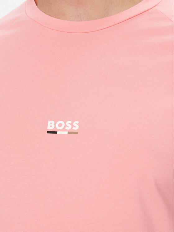 BOSS BOSS T-shirt 50517970 Svijetlo roza Slim Fit