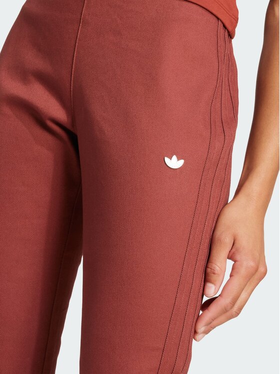 adidas adidas Spodnie dresowe Premium Essentials Czerwony ciemny Slim Fit