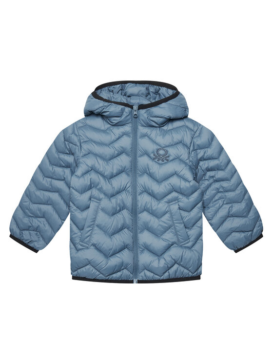 United Colors Of Benetton United Colors Of Benetton Übergangsjacke 2TWDCN04V Blau Regular Fit