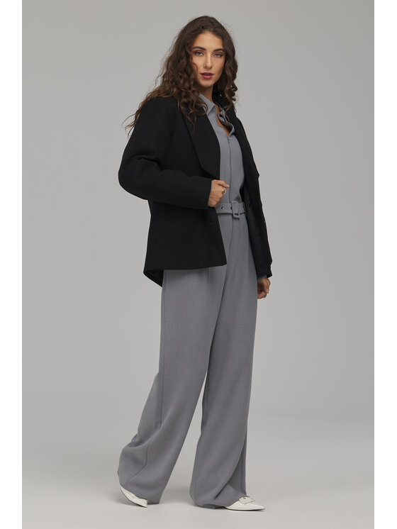 NIFE NIFE Kurtka przejściowa KU03R40C Czarny Regular Fit