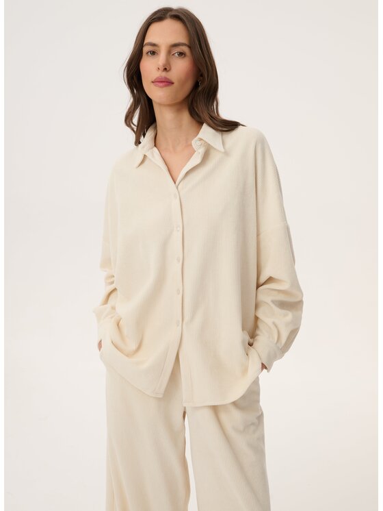 LEBRAND LEBRAND Koszula Meryl Biały Oversize
