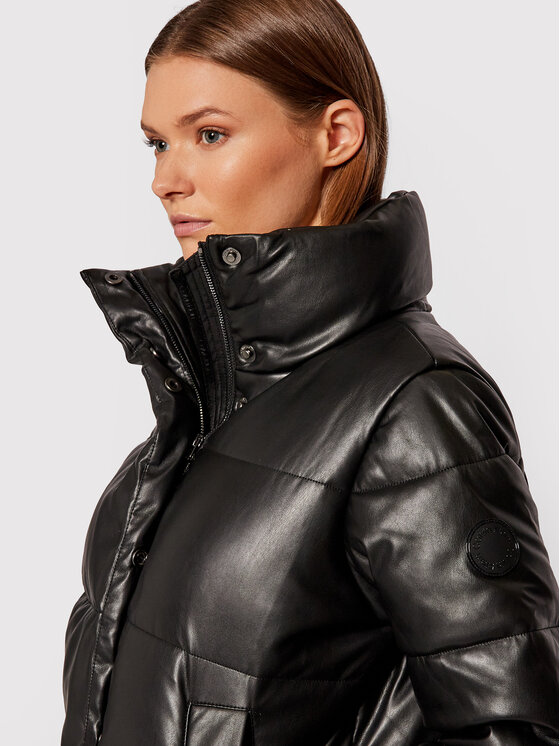 Giacca in similpelle K20K203149 Nero Regular Fit