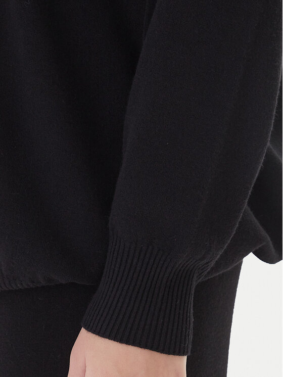 Kontatto Kontatto Sweter 3M0815C Czarny Relaxed Fit