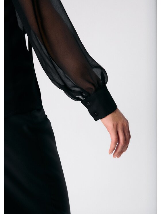 MARI PRETI MARI PRETI Blusa Mist Nero Regular Fit
