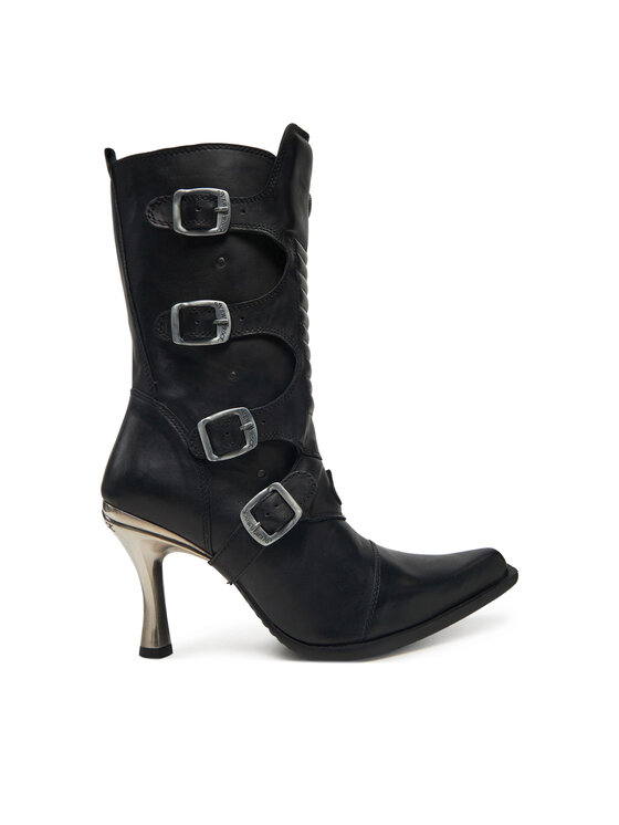 NEW ROCK NEW ROCK Bokacsizma M-9373N-C1 Fekete