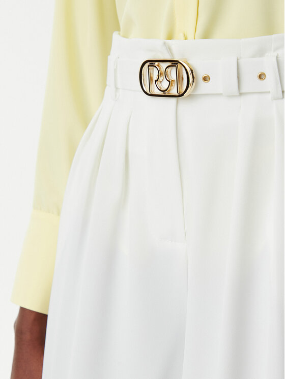 Rinascimento Rinascimento Pantaloni culotte CFC0122530003 Bianco Regular Fit