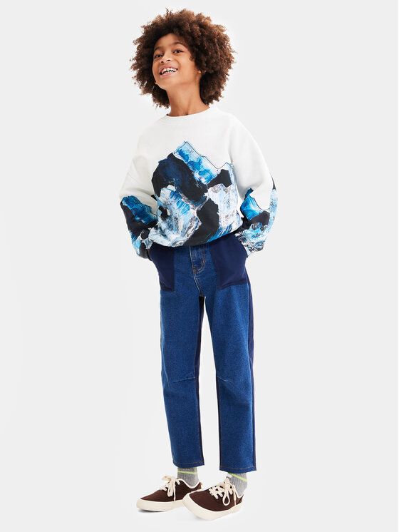 Desigual Desigual Pluus 23WBSK06 Valge Regular Fit