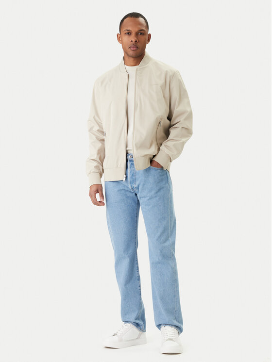 Calvin Klein Calvin Klein Bomber jakna LV040FM512 Bež Regular Fit