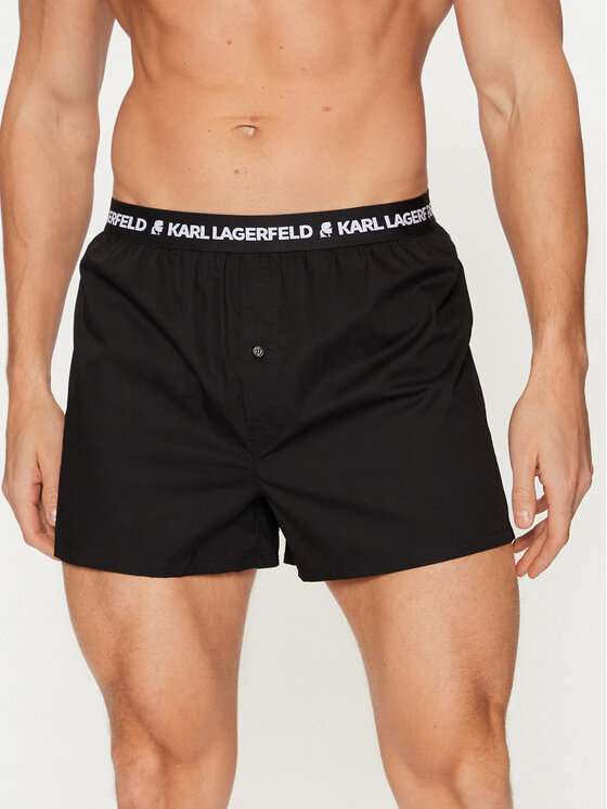 KARL LAGERFELD KARL LAGERFELD Set di 3 boxer 221M2134 Nero