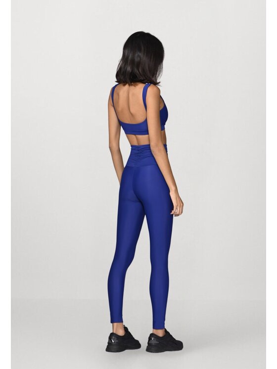 Flavia Valentini Flavia Valentini Legginsy 107 Błękitny Compression Fit