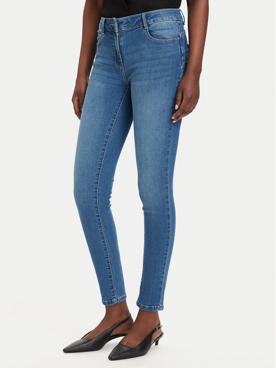 Morgan Blugi 241-PARDA Albastru Slim Fit