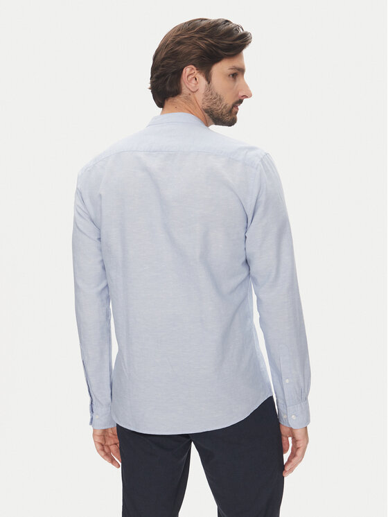 Pierre Cardin Pierre Cardin Cămașă C6 41009.0480 Albastru celest Modern Fit
