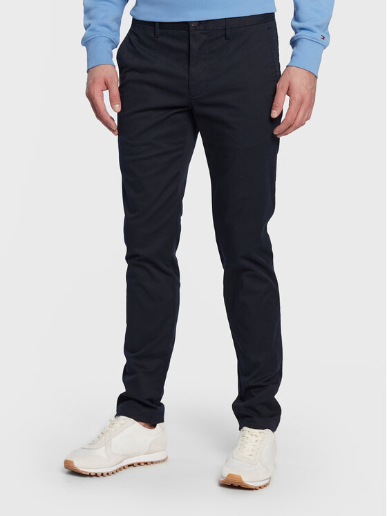 Tommy Hilfiger Chino Core Bleecker MW0MW28883 Tamnoplava Slim Fit