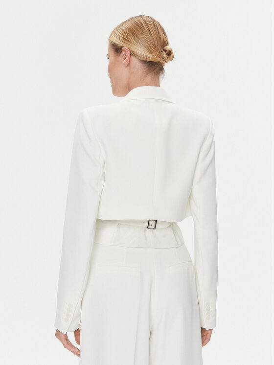 KARL LAGERFELD KARL LAGERFELD Completo blazer e gilet 240W1411 Bianco Regular Fit