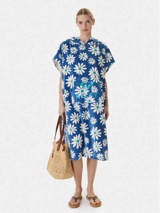 Roxy Roxy Пончо Stay Magical ERJAA04433 Голубий Regular Fit
