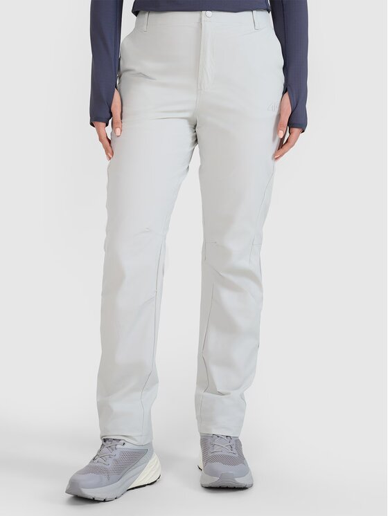 4F 4F Outdoorové nohavice 4FWSS25TFTRF0796-27S Sivá Regular Fit