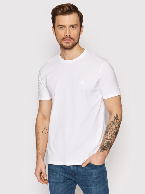 Boss T-shirt Tales 50472584 Bijela Relaxed Fit