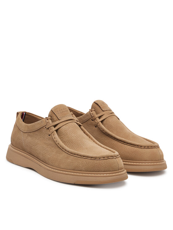 Tommy Hilfiger Tommy Hilfiger Scarpe basse Comfort Nubuck Moc Toe Shoe FM0FM05975 Beige