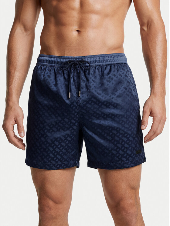 BOSS BOSS Pantaloni scurți pentru înot Jacques 50561181 Bleumarin Regular Fit
