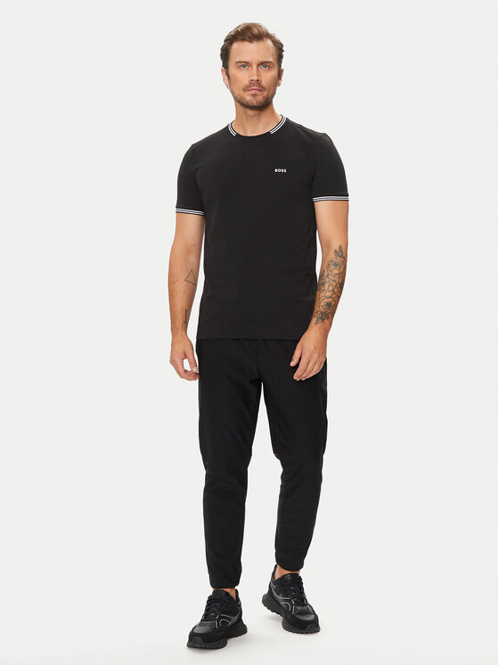 Boss T-Shirt Taul 50521245 Czarny Regular Fit | Modivo.pl