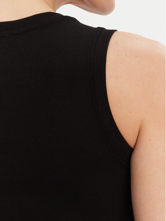 Fracomina Fracomina Top FP25ST2001J40101 Črna Slim Fit