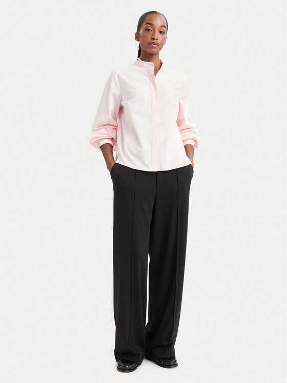Simple Simple Παντελόνι υφασμάτινο 62SPDD101 Μαύρο Regular Fit