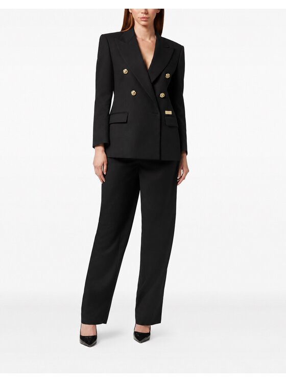 PHILIPP PLEIN PHILIPP PLEIN Giacca da abito 31566 Nero Loose Fit