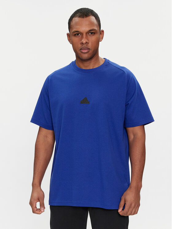 adidas T shirt Z.N.E. IR5232 Bleu marine Loose Fit Modivo
