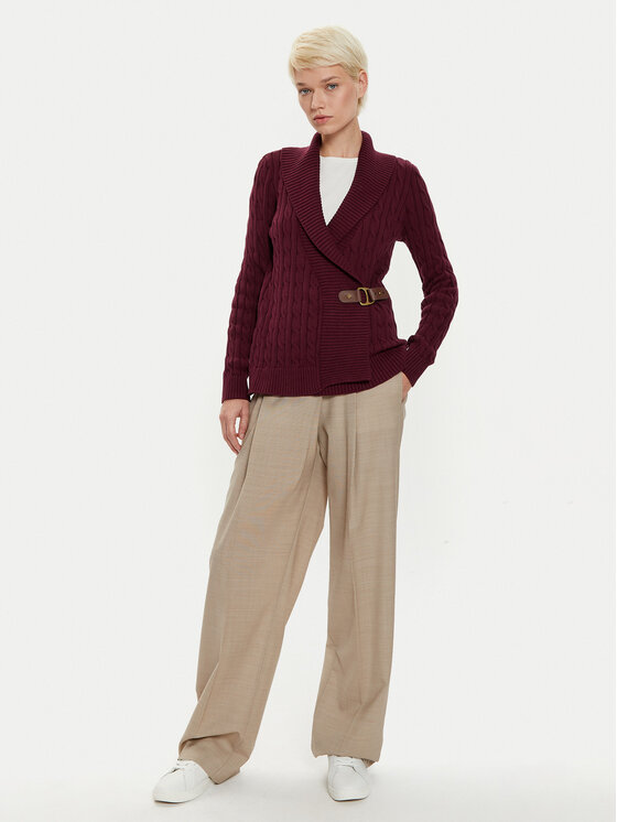 LAUREN RALPH LAUREN LAUREN RALPH LAUREN Džemper 200808258003 Tamnocrvena Regular Fit