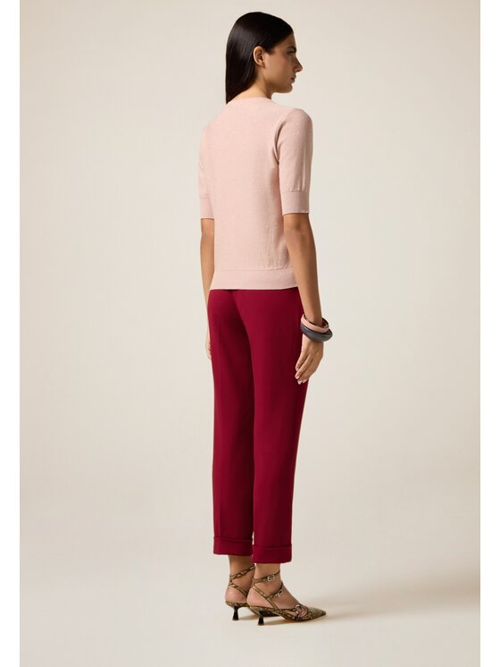 Oltre Oltre Maglione M494J005255N006 Rosa Regular Fit
