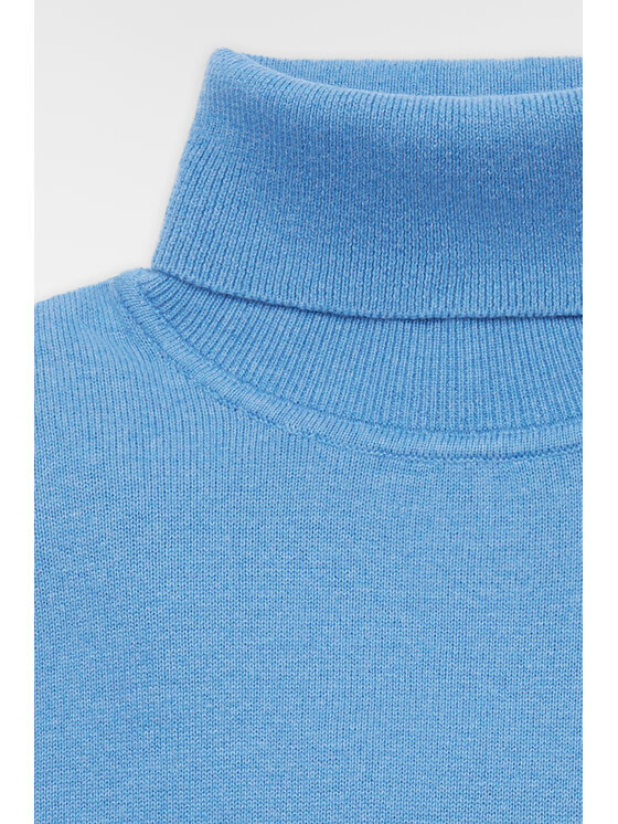 Próchnik Próchnik Golf Golf Błękitny Bawełniany PM5 SW073224000028 Niebieski Slim Fit