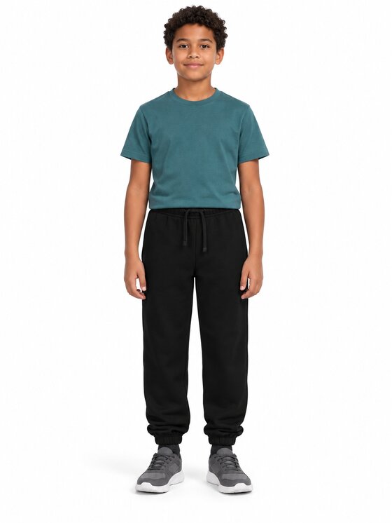 4F 4F Spodnie dresowe 4FJWMM00TTROM1827-20S Czarny Jogger Fit