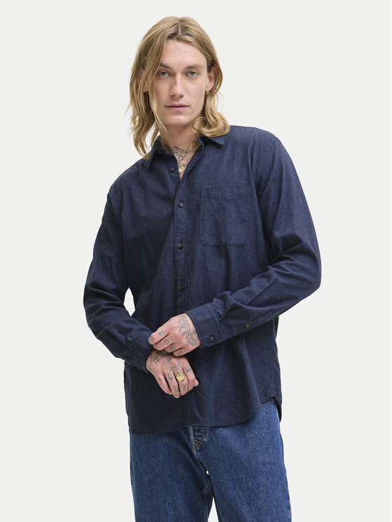 Jack&Jones Jack&Jones Ing Classic Melange 12278416 Sötétkék Regular Fit