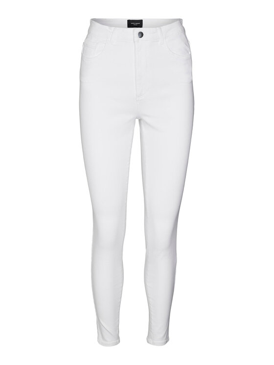 Vero Moda Vero Moda Džinsai Sophia 10262685 Balta Skinny Fit