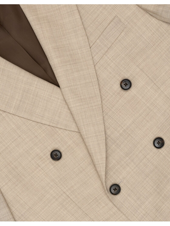 Borgio Borgio Marynarka Morgano II Beżowy Slim Fit
