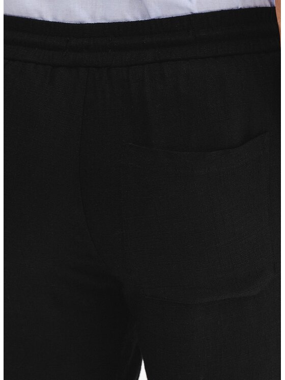 Pako Lorente Pako Lorente Szorty materiałowe P25SF-WS-008 Czarny Classic Fit