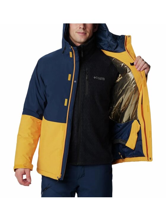 Columbia Columbia Kurtka narciarska 205664 Żółty Regular Fit