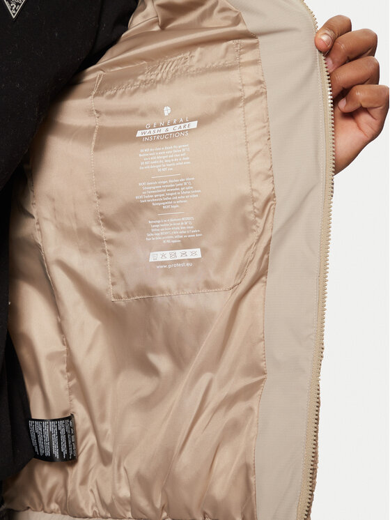 Protest Protest Dūnu jaka Asura Teddy 6728044 Bēšs Regular Fit