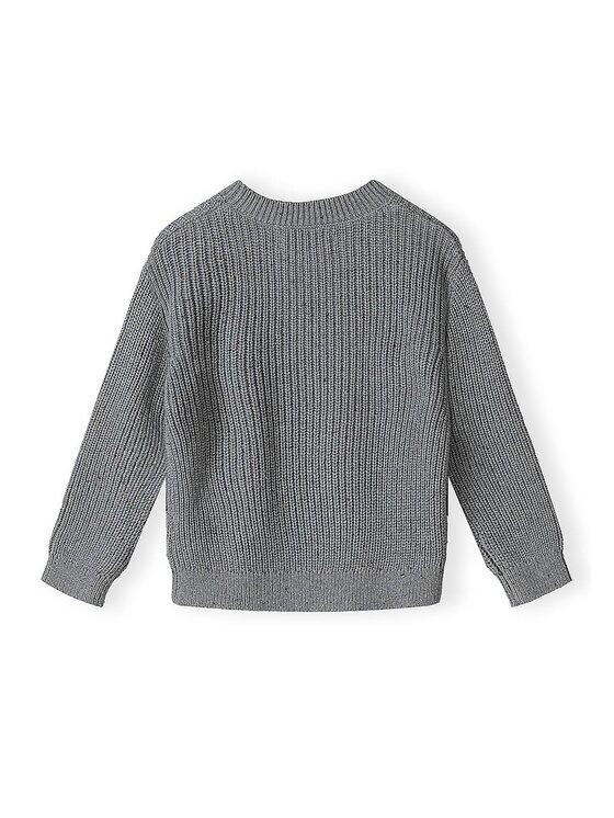 minoti minoti Sweter 33KNIT273 Szary Regular Fit