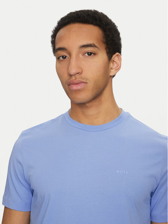 BOSS BOSS T-krekls Thompson 01 50468347 Zils Regular Fit
