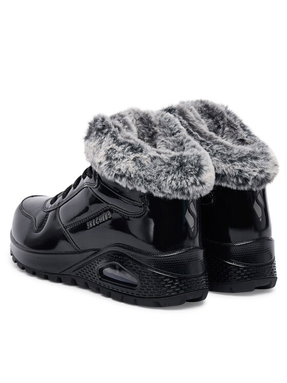 Skechers Skechers Μποτίνια Uno Rugged 168126/BBK Μαύρο